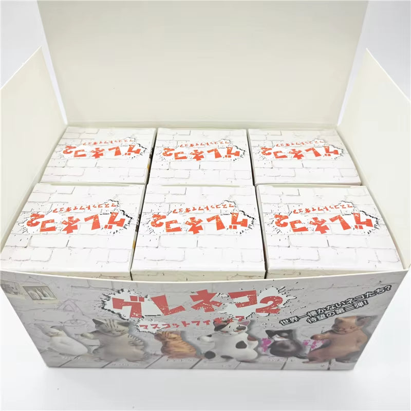 New Cat Blind Box Fierce Cat Figure Toys Kittens Dolls Blind Bag Decoration Kids Christmas Gift