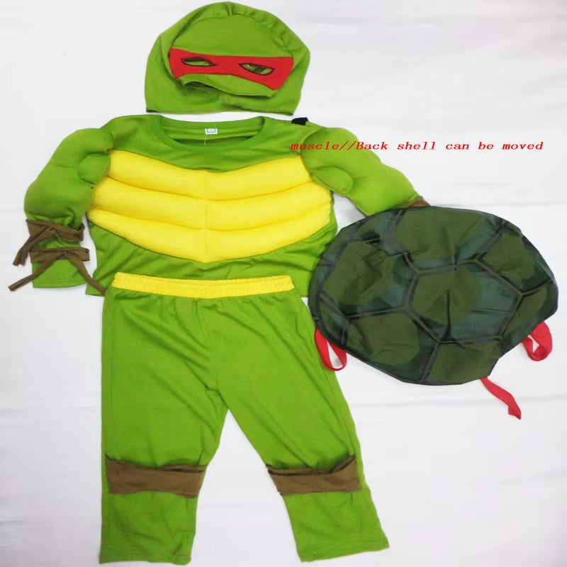 Three Styles 3-7 Years Cosplay Party Role Play Clothing Kid Leo/ Halloween Costume (Turtle Shell Can Be Activity)