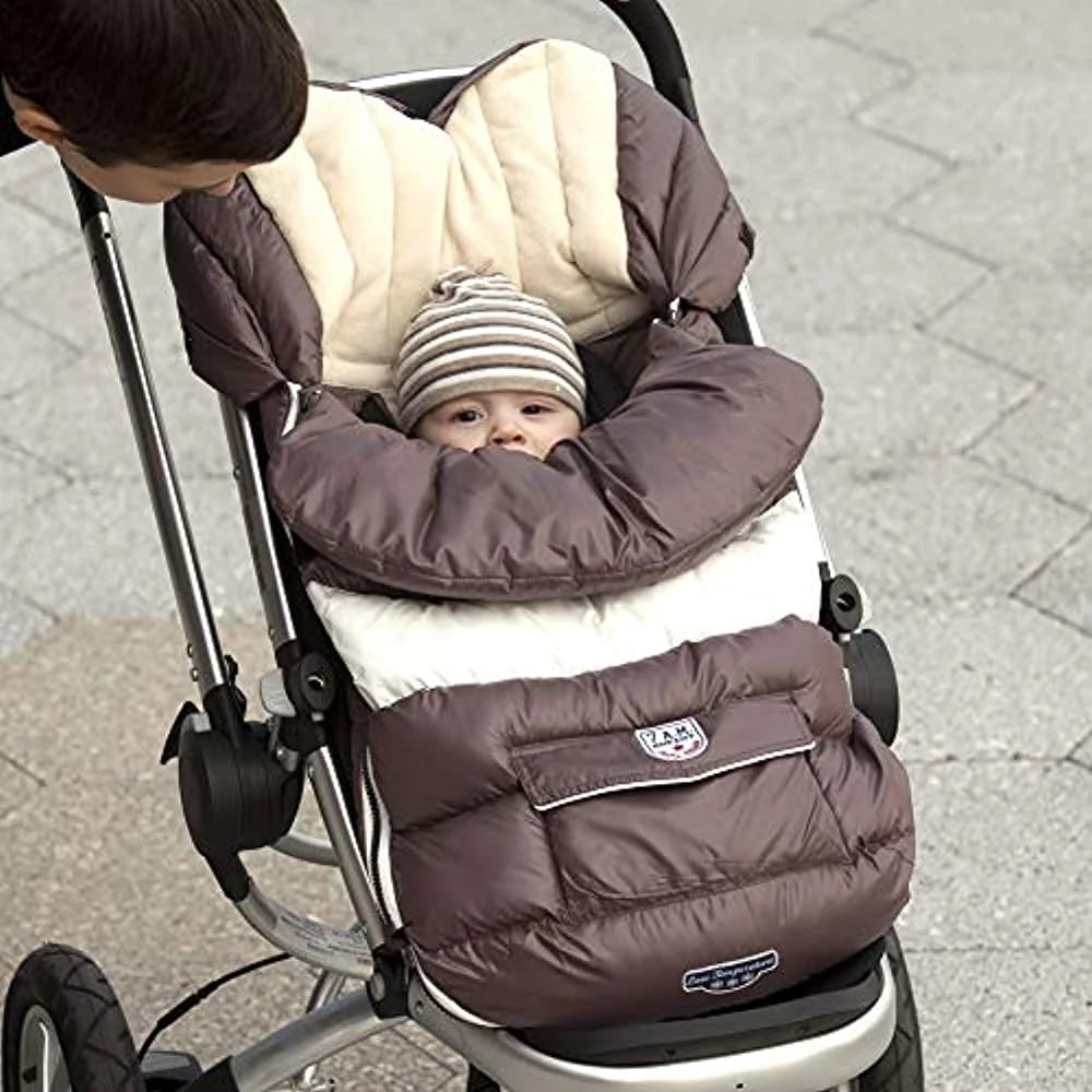 Baby Shield Extendable Bunting Bag for Strollers, Marron Glace, Small