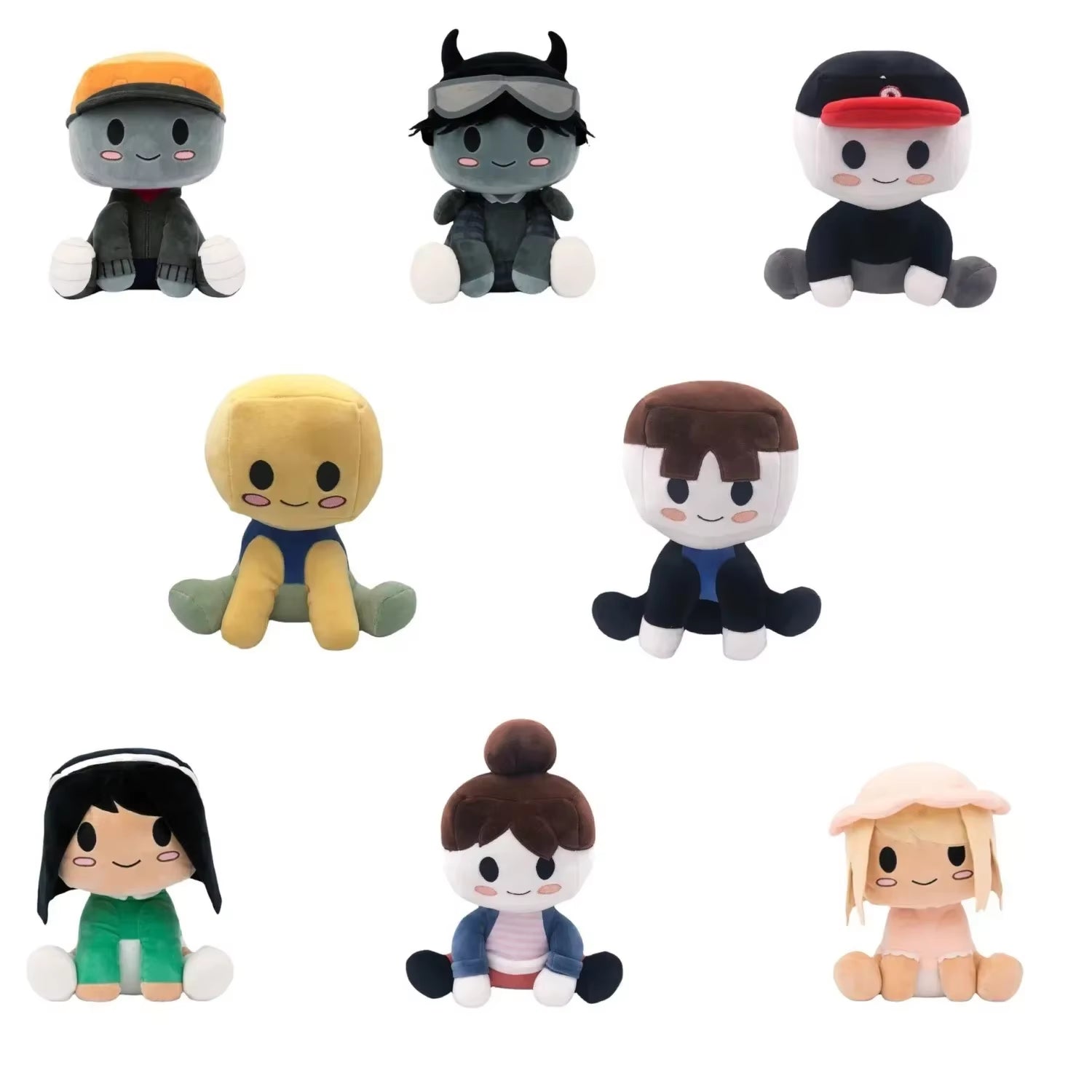 Blox Buddies Game Surrounding Dolls Cute Dolls Stuffed Animal Patung Dolls Plush Toys Best Gifts Movie and Animation Peripherals