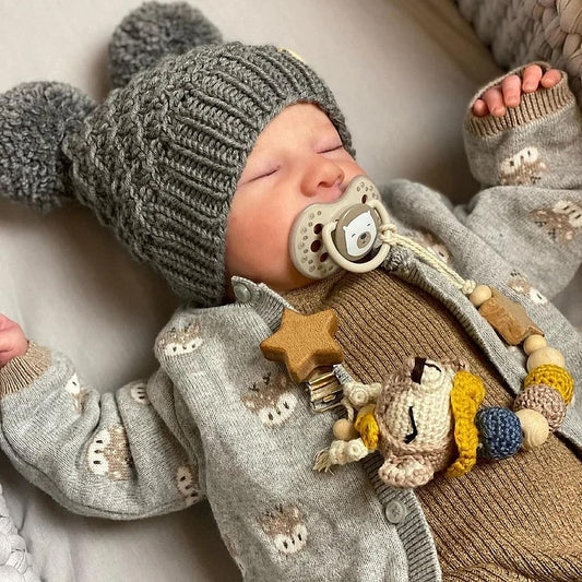 Lifelike Reborn Baby Dolls Boy - 17-Inch Soft Body Realistic-Newb