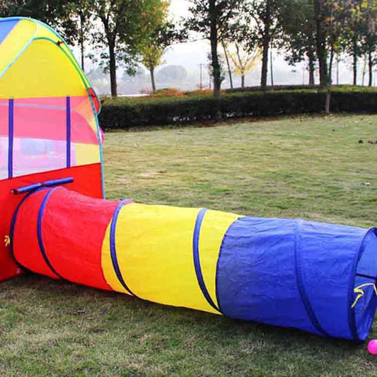 Tunnel Tents Indoor Kids Play House Tent Folding Outdoor Crawling Game Tent