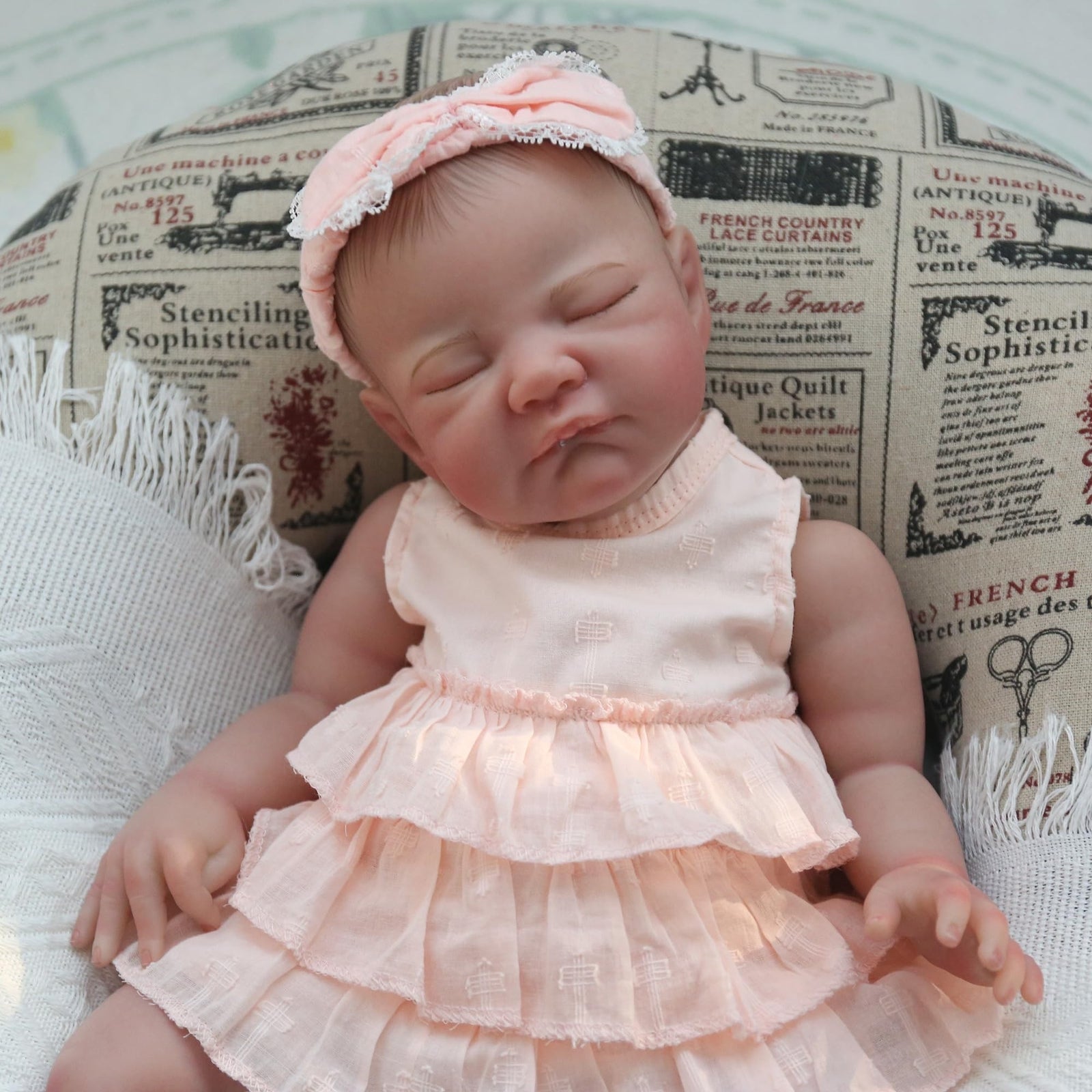 WOOROY Realistic Reborn Baby Dolls August - 20 Inch Lifelike Newborn Sleeping...