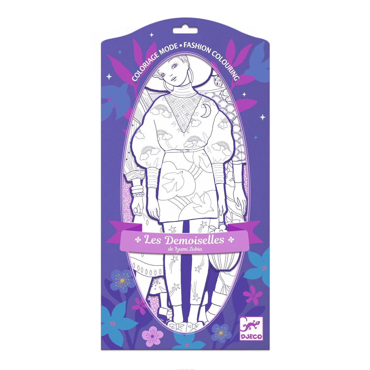 Demoiselle Coloring Paper Dolls