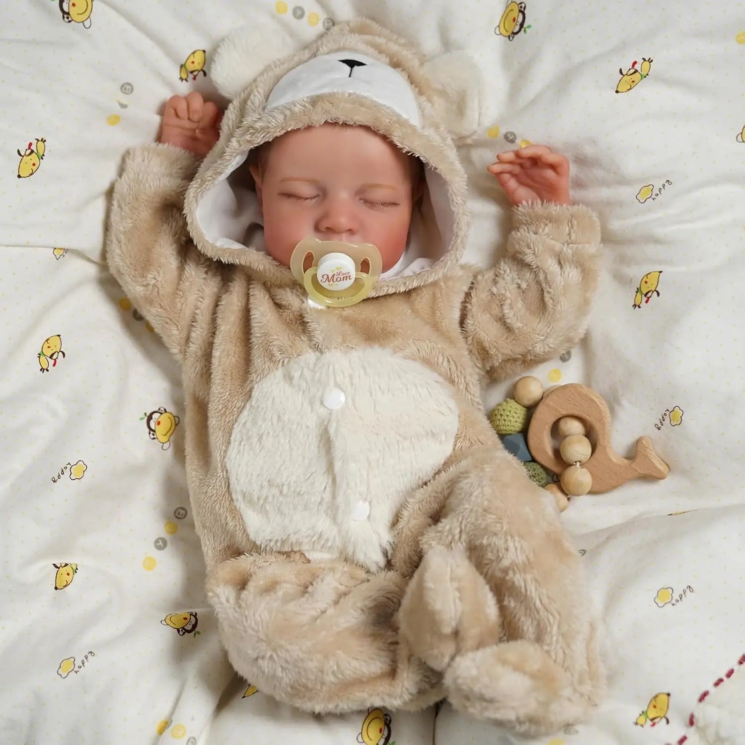 18-Inch Reborn Baby Dolls Lifelike Realistic Baby Dolls Newborn Baby Boy Realistic Baby Doll Reborn Boy for Kids Age 3 +
