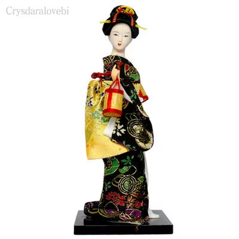 25Cm Statuette Ethnic Japanese Geisha Dolls Kimono Dolls Belle Girl Lady Collection Home Decoration Miniature Figurines