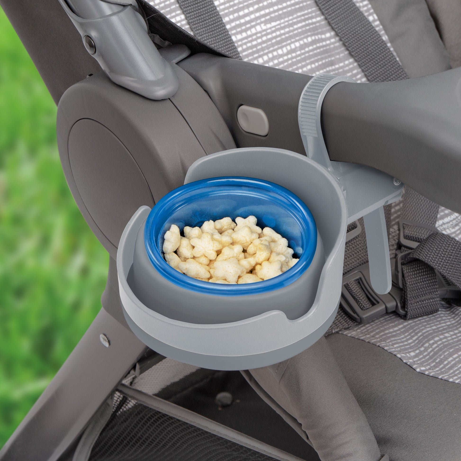 Collapsible Stroller Bottle and Cup Holder, Gray
