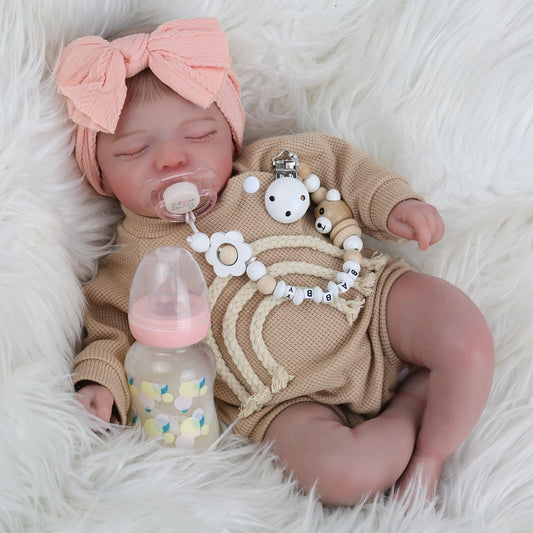 KSBD Lifelike Reborn Baby Dolls-20 Inch Sleeping Realistic Newborn Baby Dolls