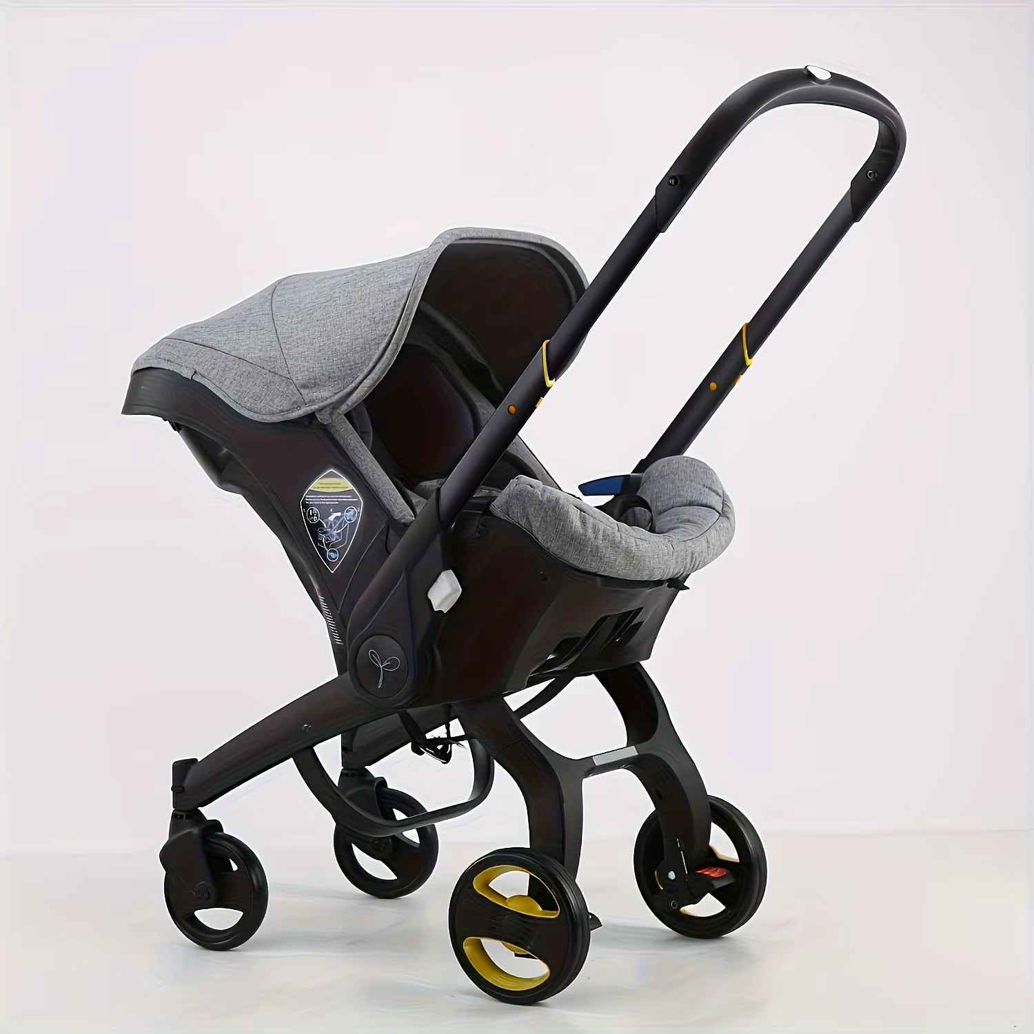 Baby Stroller 3 in 1 Pram Carriages for Newborn Lightweight Buggy Travel System Multi-Function Cart