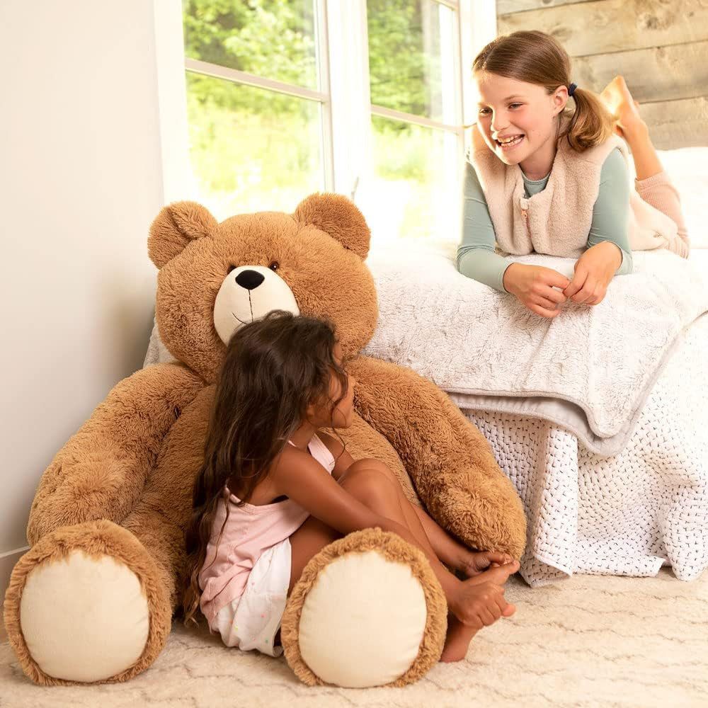 Giant Teddy Bear – 4 FT, 48" Large Plush Toy, Giant Stuffed Animal, Soft Brown Bear Easter Gift for Girlfriend, Wife, Anniversary or Birthday – Crafted in the USA