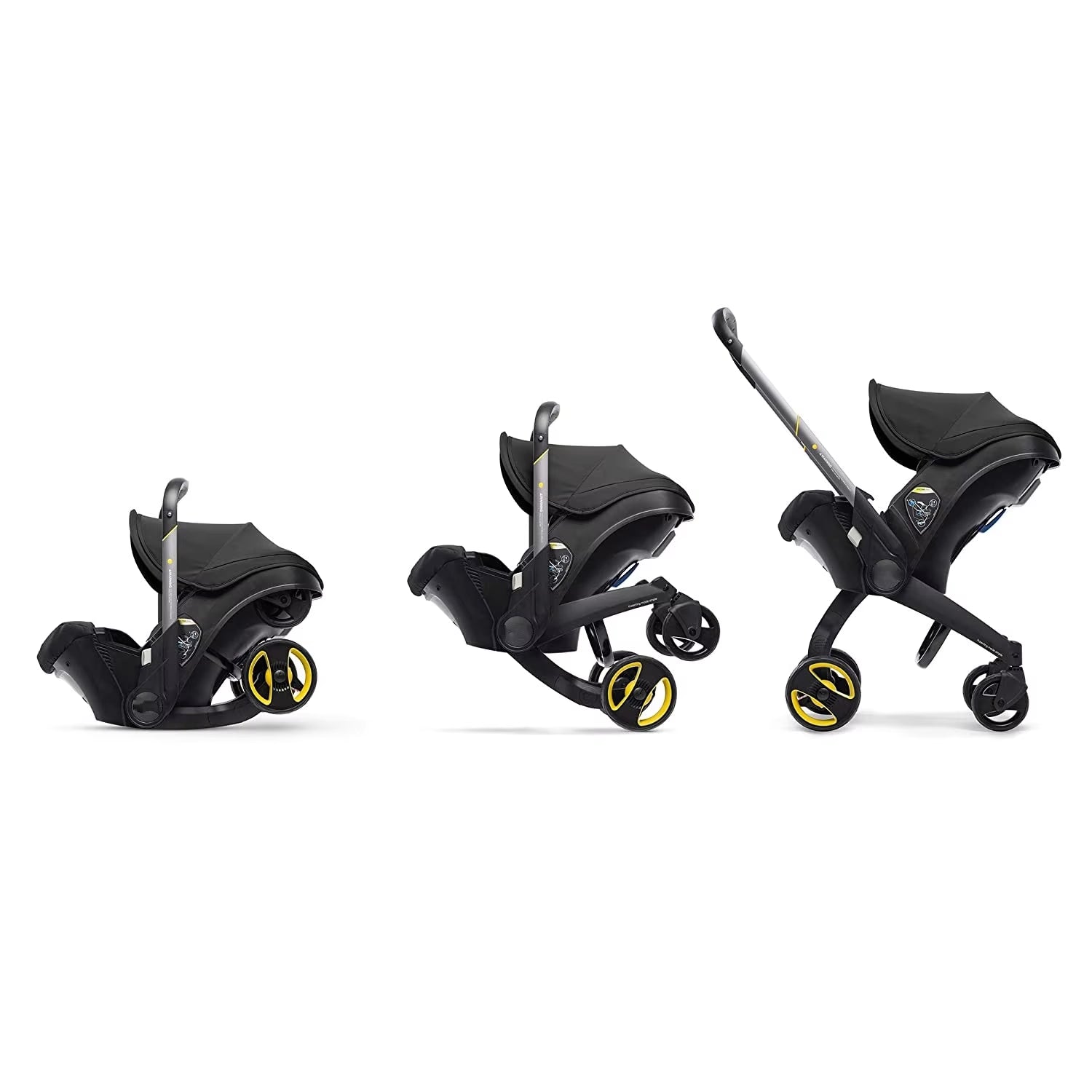 Baby Stroller 3 in 1 Pram Carriages for Newborn Lightweight Buggy Travel System Multi-Function Cart