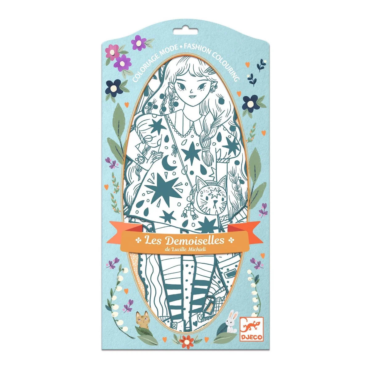 Demoiselle Coloring Paper Dolls