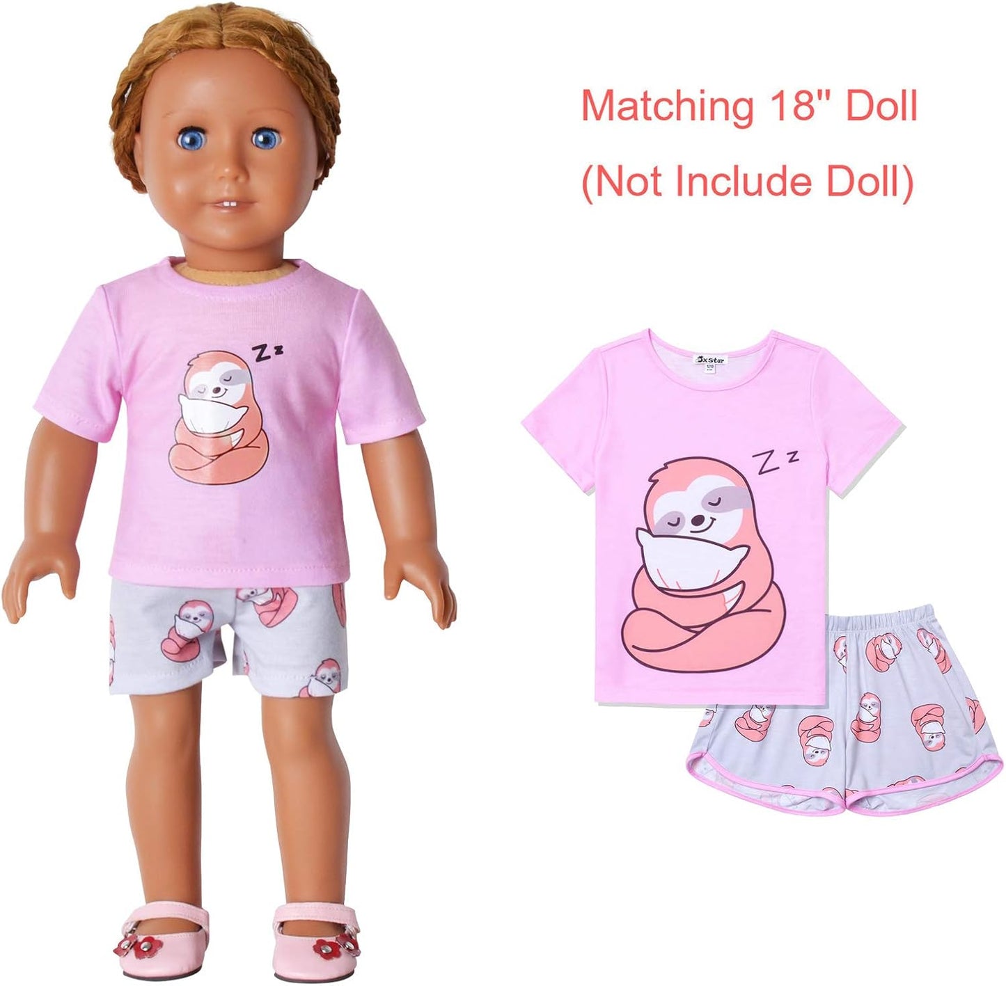Matching Dolls & Girls Pajamas Unicorn Pjs Set Kids America Girl Dolls Clothes …