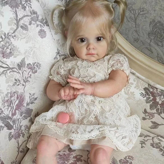 Handmade High-Quality Reborn Dolls Realistic Finished Products Handmade Art Collections Dolls Girls' Gifts Birthday Gifts
