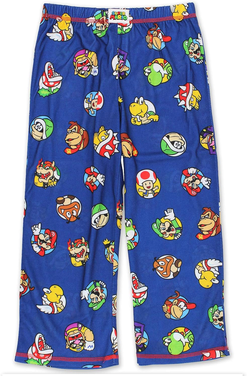 Super Mario Boys 2 Piece Shirt and Pants Pajamas Set (Little Kid/Big Kid)