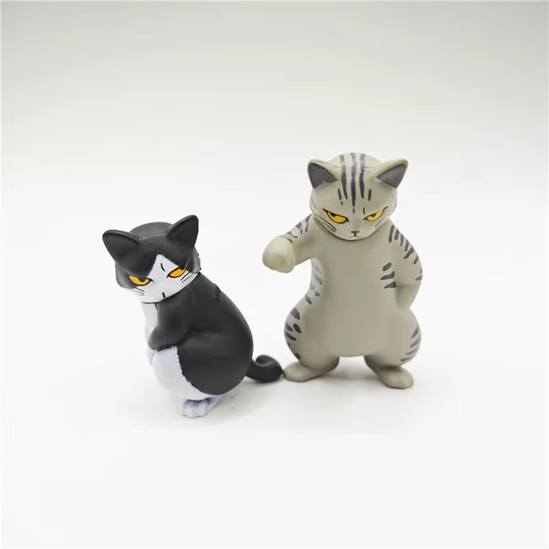 New Cat Blind Box Fierce Cat Figure Toys Kittens Dolls Blind Bag Decoration Kids Christmas Gift