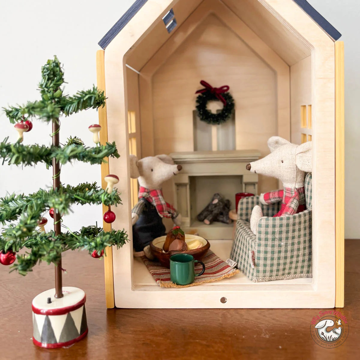 Magnetic Wooden Doll House, Large