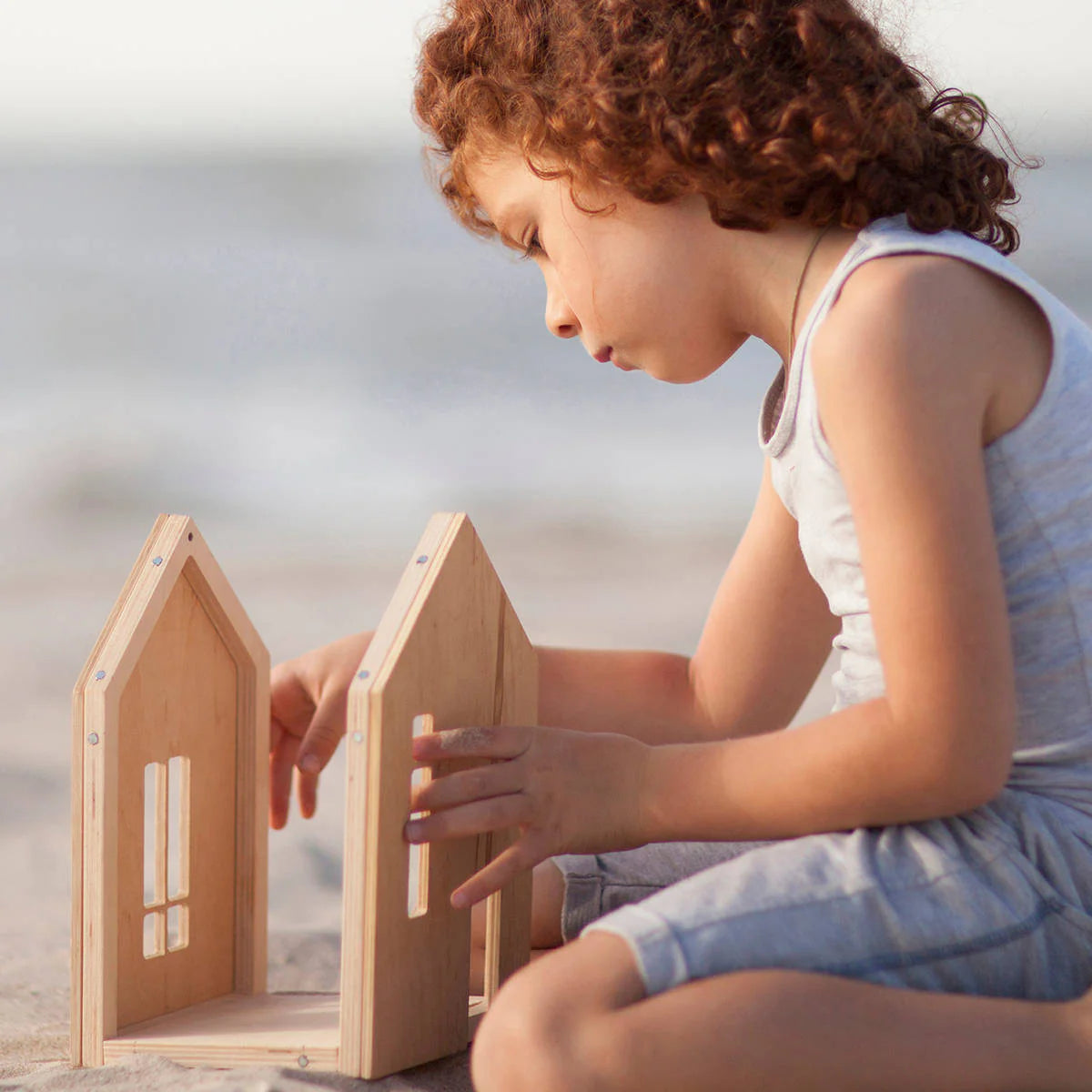 Magnetic Wooden Doll House, Large