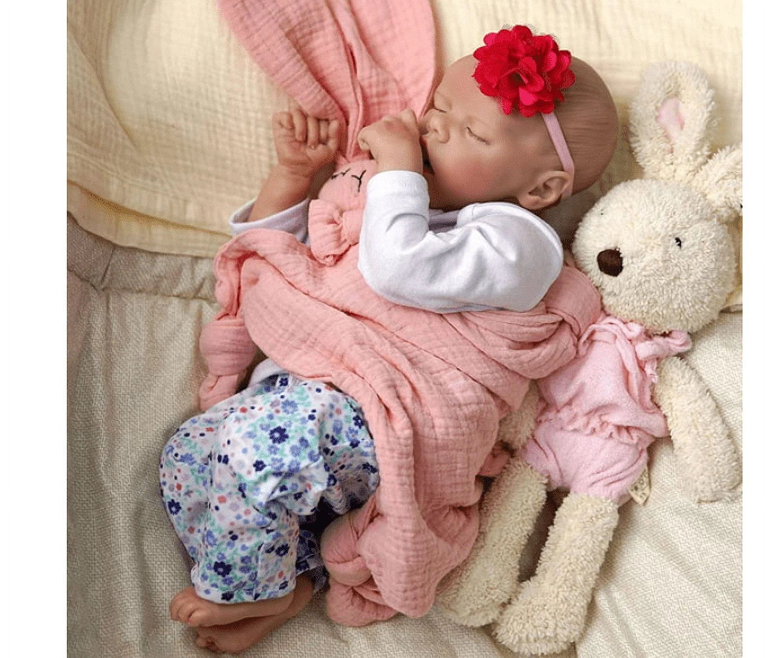 17 Inch Reborn Baby Dolls Newborn Baby Dolls Girl with Accessories Gift Box