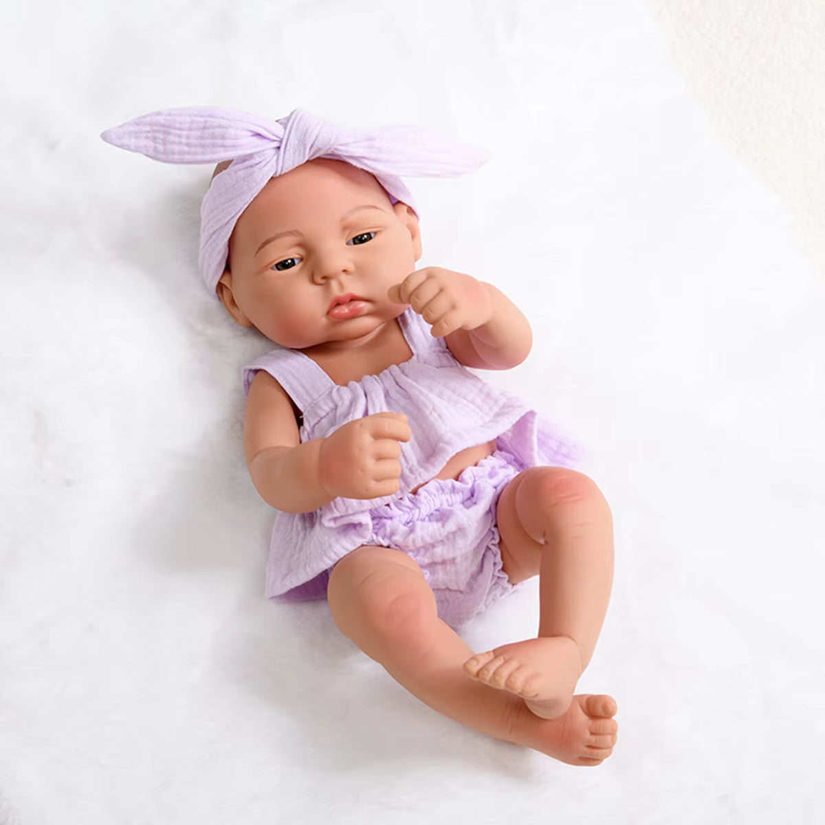 17Inch 45Cm Reborn Dolls Baby Dolls Toys Girl Lifelike Reborn Dolls Full Body Silicone Girl Doll Bebe Doll Toys Christmas Gifts