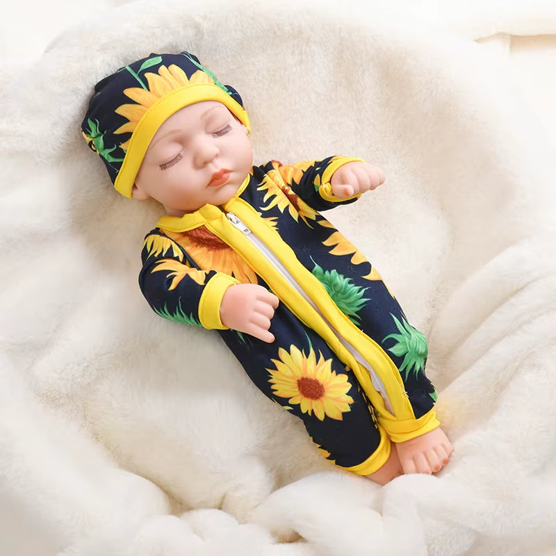 30Cm Reborn Baby Dolls Realistic Dolls Toys Girl Real Lifelike Baby Dolls Reborn Full Body Silicone Baby Doll Christmas Gifts