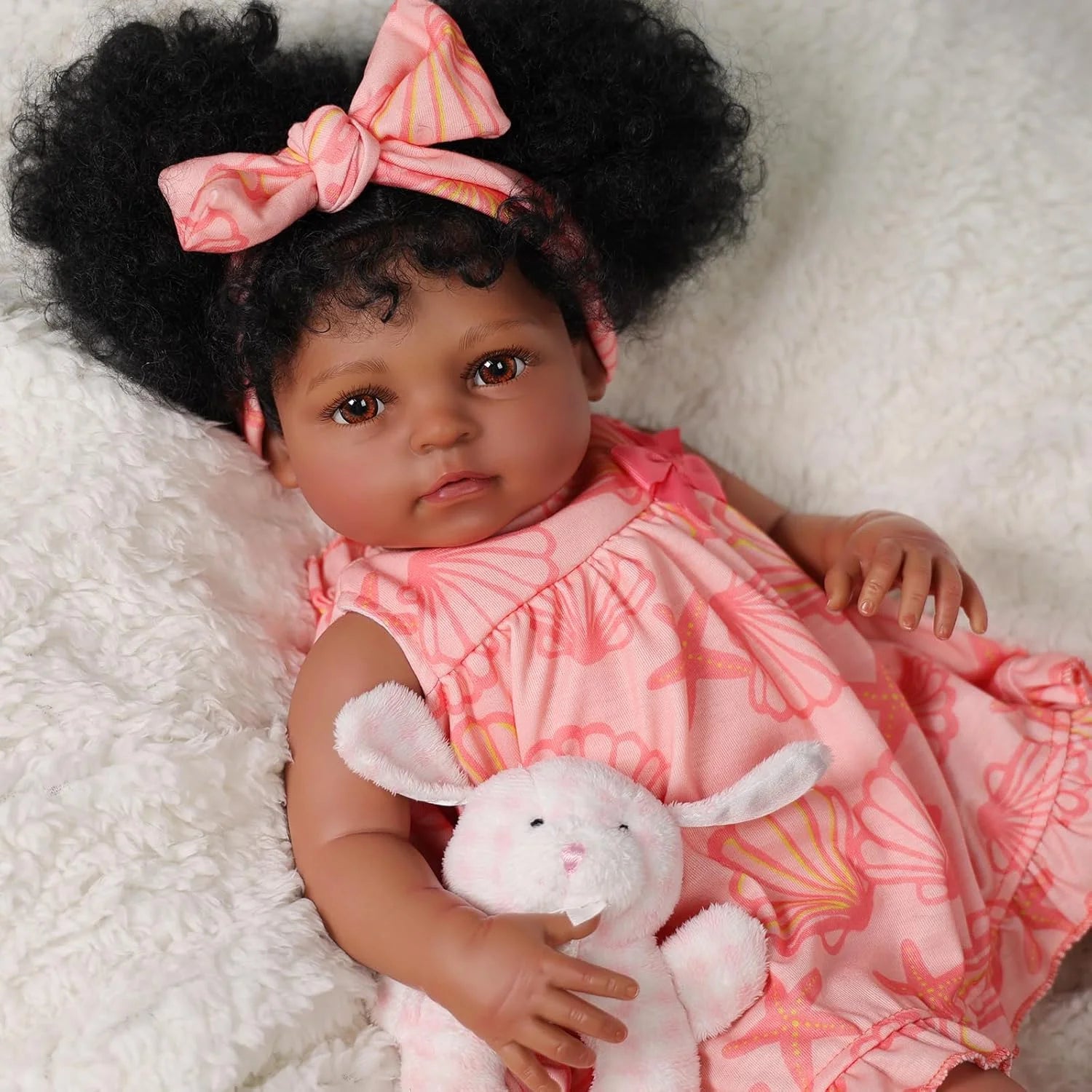Lifelike Reborn Baby Dolls 20 Inch Newborn Baby Dolls Adorable Playful Real Life Baby Dolls with Gift Box for Kids Age 3+