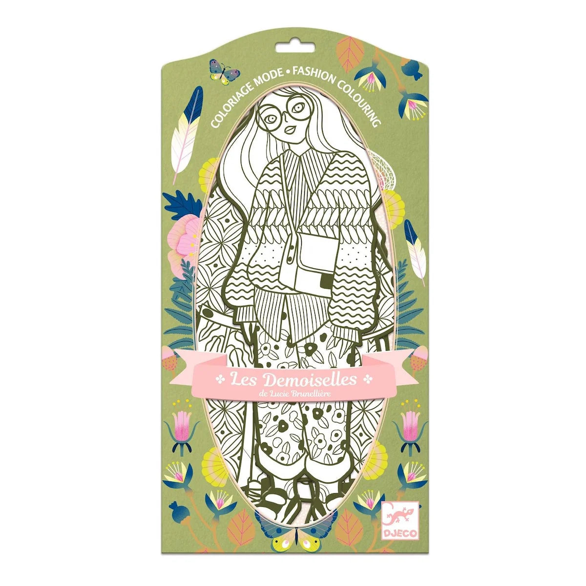 Demoiselle Coloring Paper Dolls