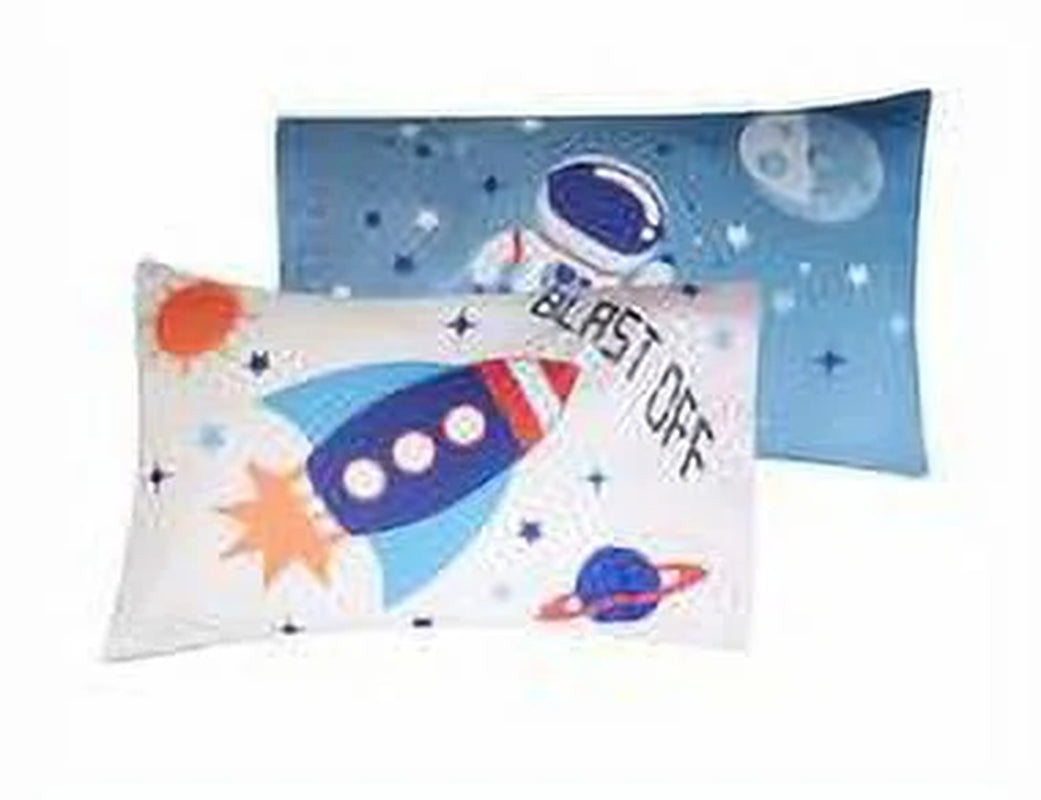 4 Piece Bedding Sets, Toddler Bed with Comforter, Top Flat Sheet, Fitted Bottom Sheet, Pillowcase