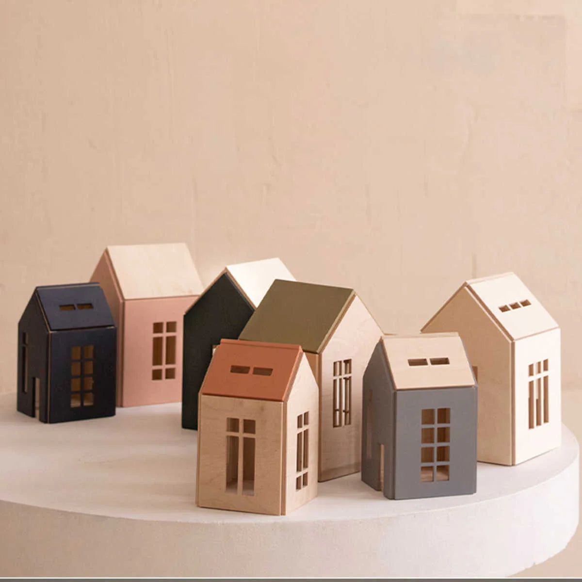 Magnetic Wooden Doll House, Medium