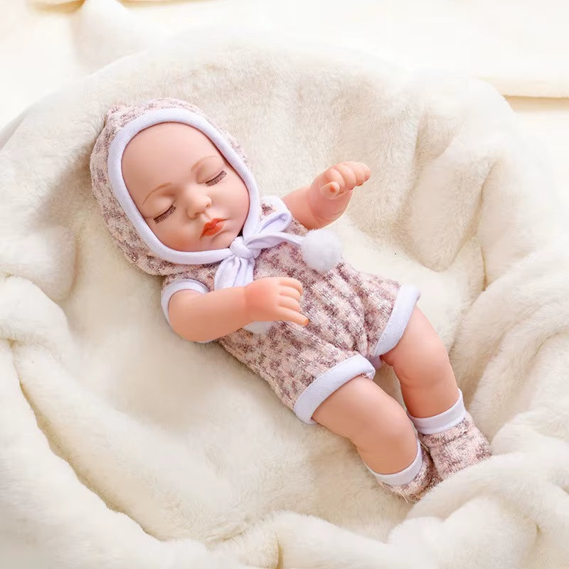 30Cm Reborn Baby Dolls Realistic Dolls Toys Girl Real Lifelike Baby Dolls Reborn Full Body Silicone Baby Doll Christmas Gifts