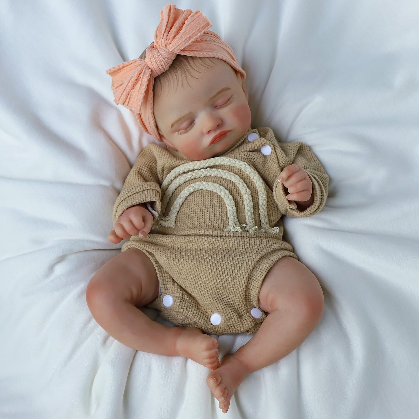KSBD Lifelike Reborn Baby Dolls-20 Inch Sleeping Realistic Newborn Baby Dolls