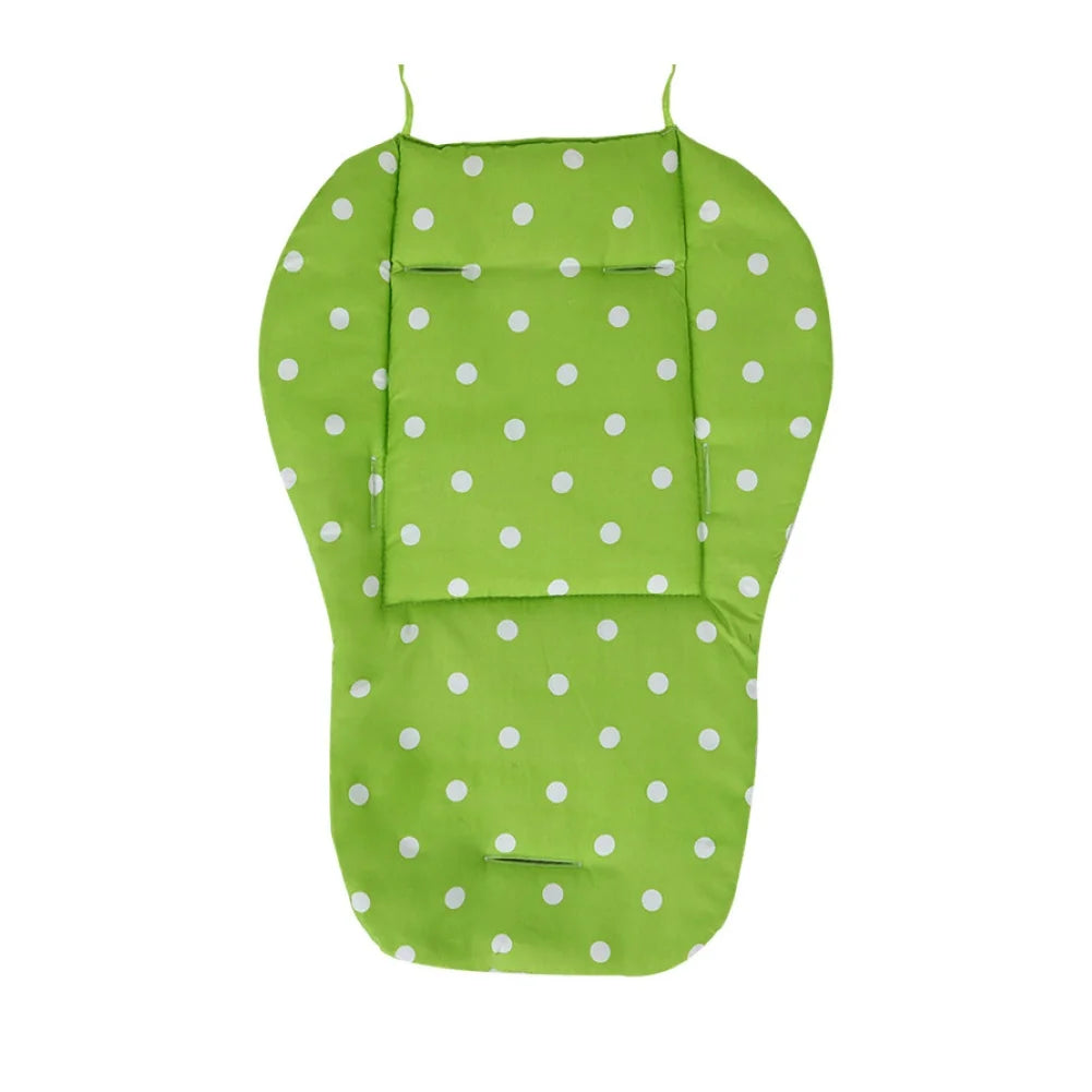 Double-Sided Dot Print Baby Carriage Stroller Seat Cushion Dining Chair Pad Mat