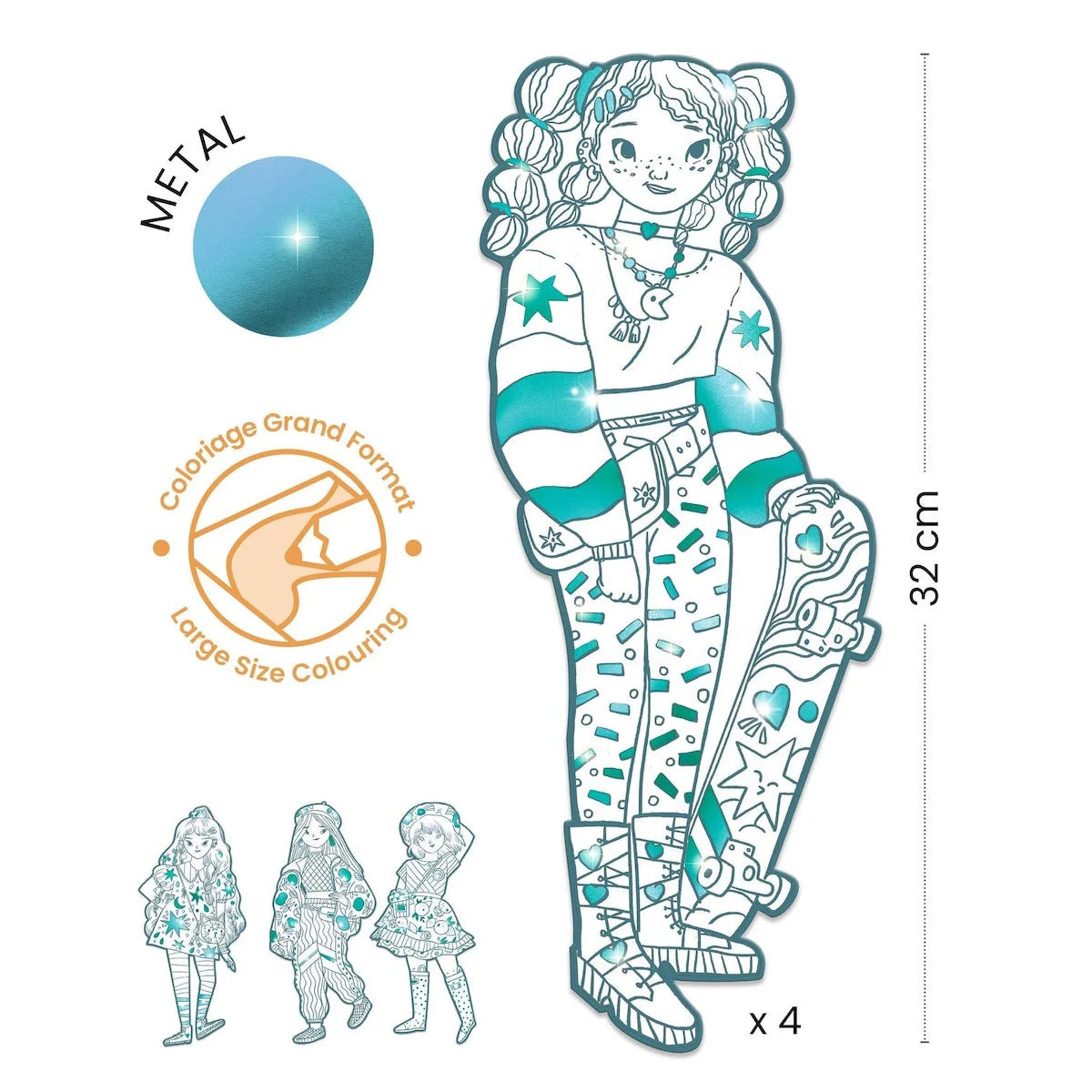 Demoiselle Coloring Paper Dolls