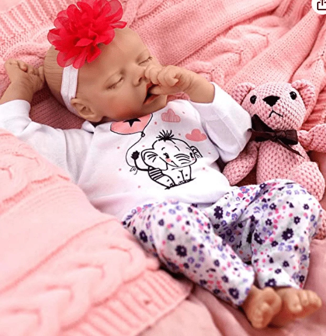 17 Inch Reborn Baby Dolls Newborn Baby Dolls Girl with Accessories Gift Box