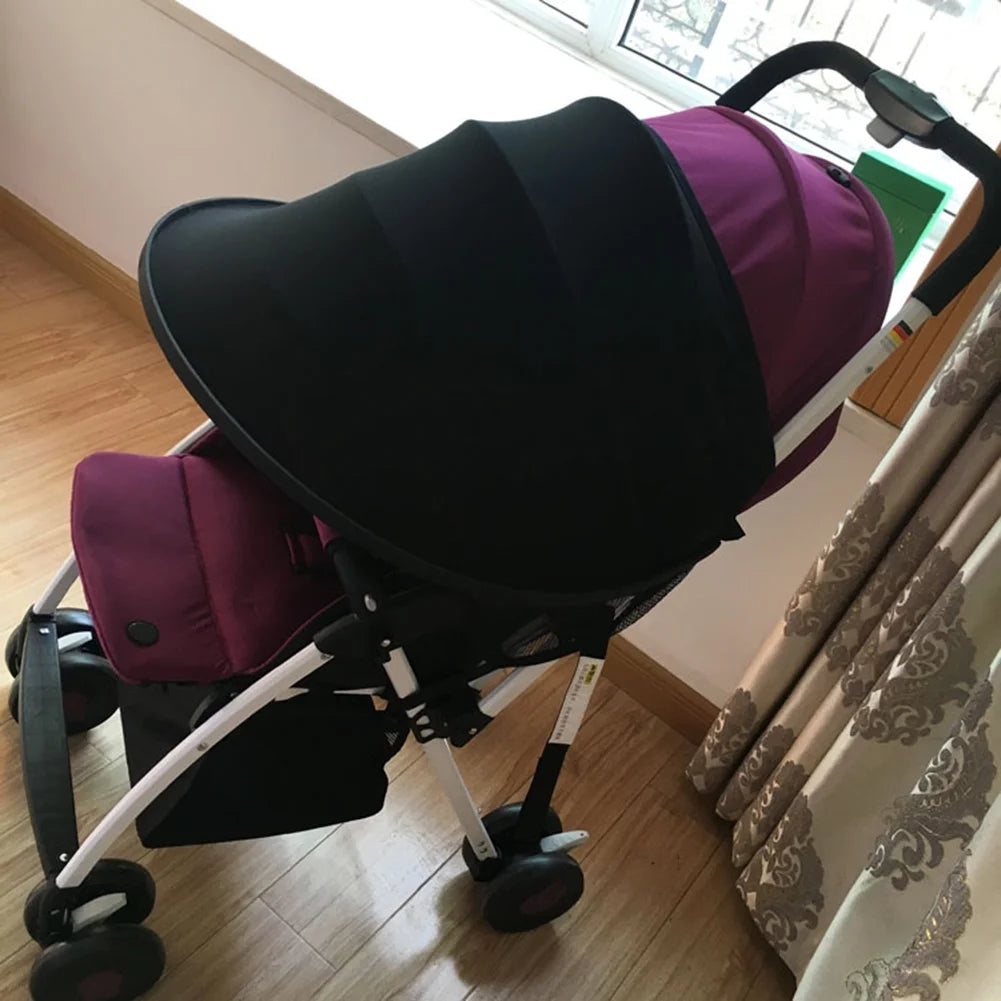Baby Stroller Sun Shade Buggy Stroller Parasol Canopy Cover Awning Anti-Uv Toddlers Stroller Canopy Sun Shade