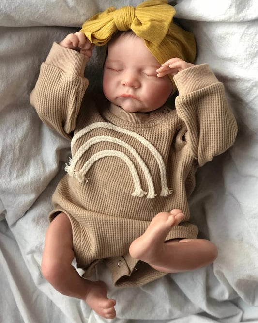 Icradle Reborn Baby Dolls 19Inch Soft Body Realistic Newborn Baby Dolls Real ...