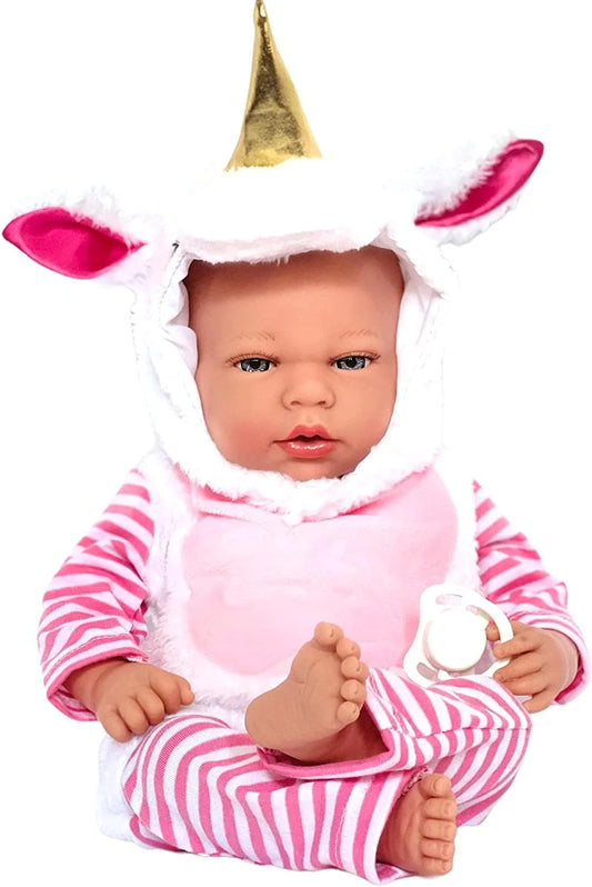 Baby Doll Clothes- Unicorn Costume Fits 15 Inch Baby Dolls