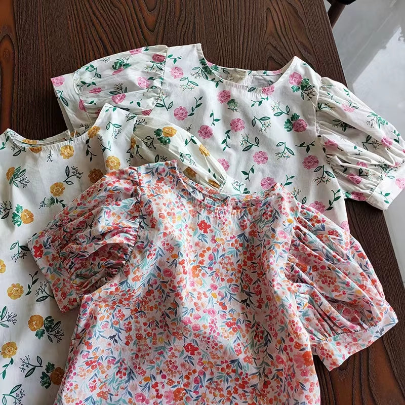 145X50Cm Pastoral Floral Twill Cotton Fabric DIY Children'S Wear Cloth Make Bedding Quilt Decoration Home B