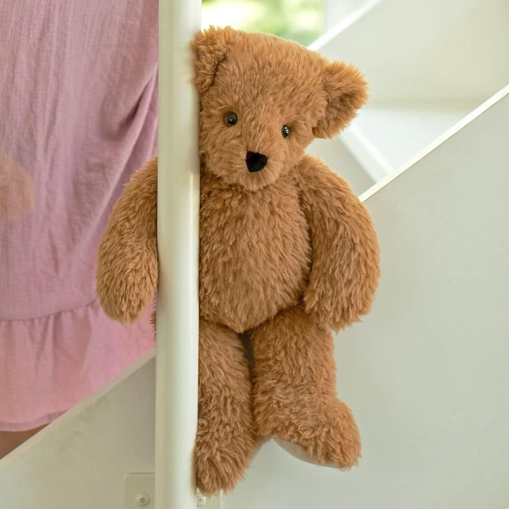 Classic Teddy Bear – 13 Inch Almond Brown Bears Stuffed Animals, Super Soft Teddy Bear, Collectible Easter Gift for All Ages