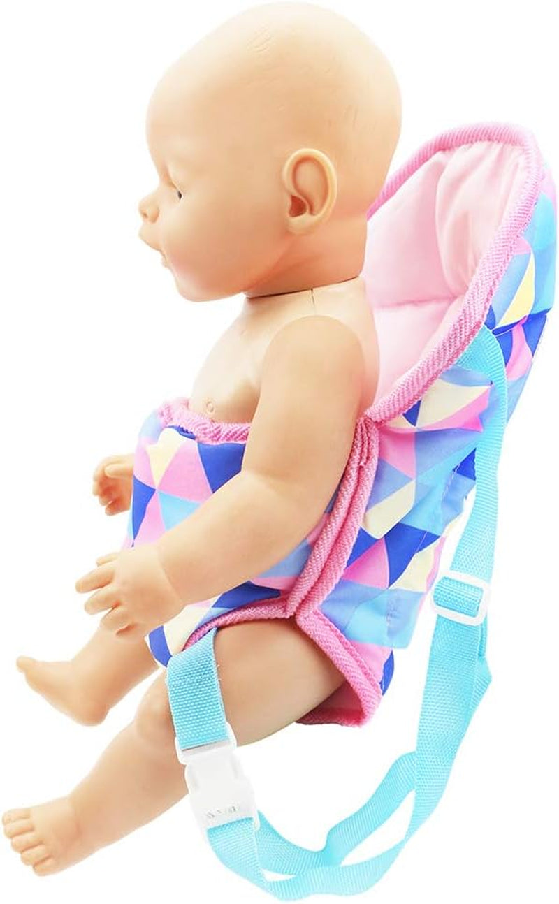 Baby Doll Carrier Doll Backpack Carrier for American Dolls 15 Inch to 18 Inch Dolls