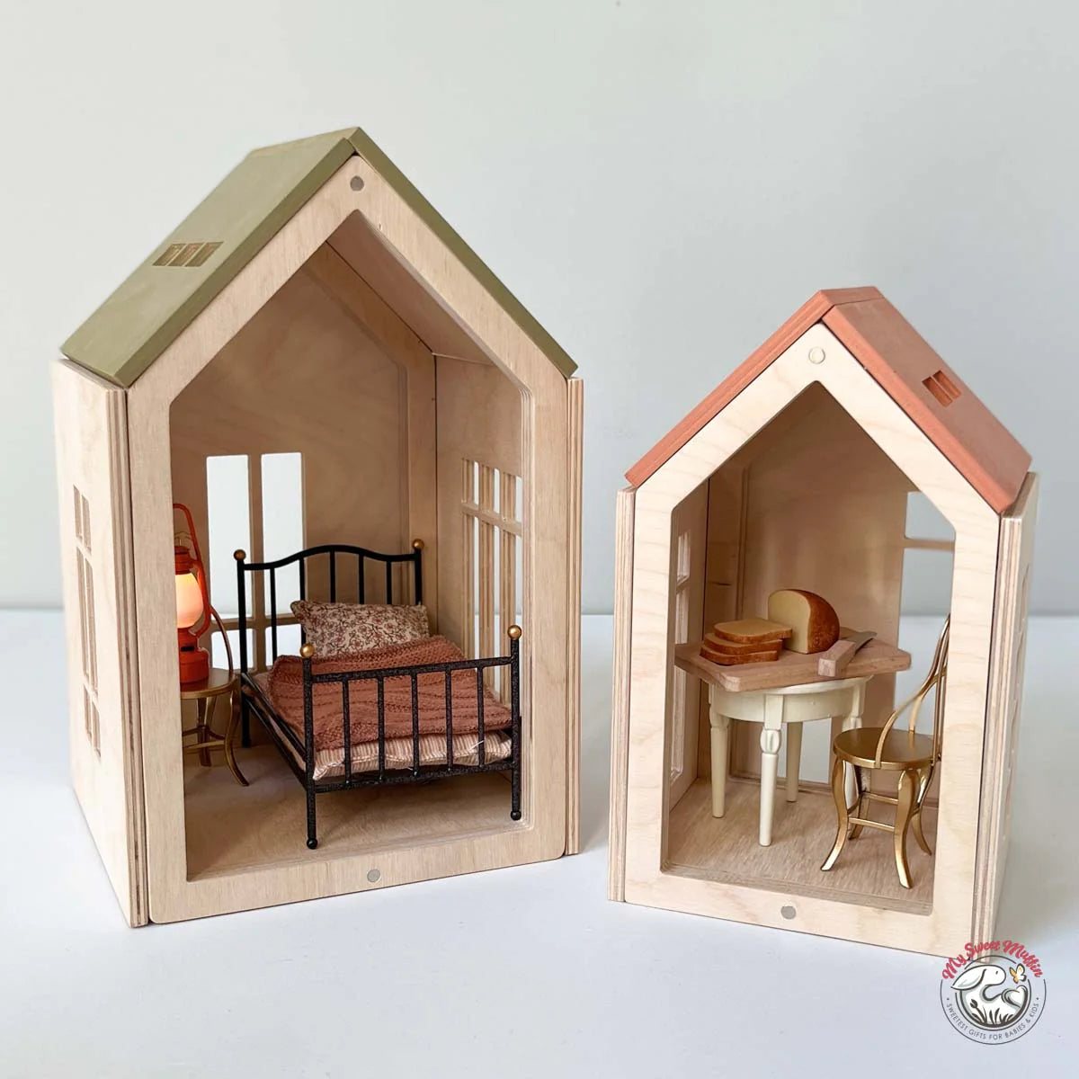 Magnetic Wooden Doll House, Large