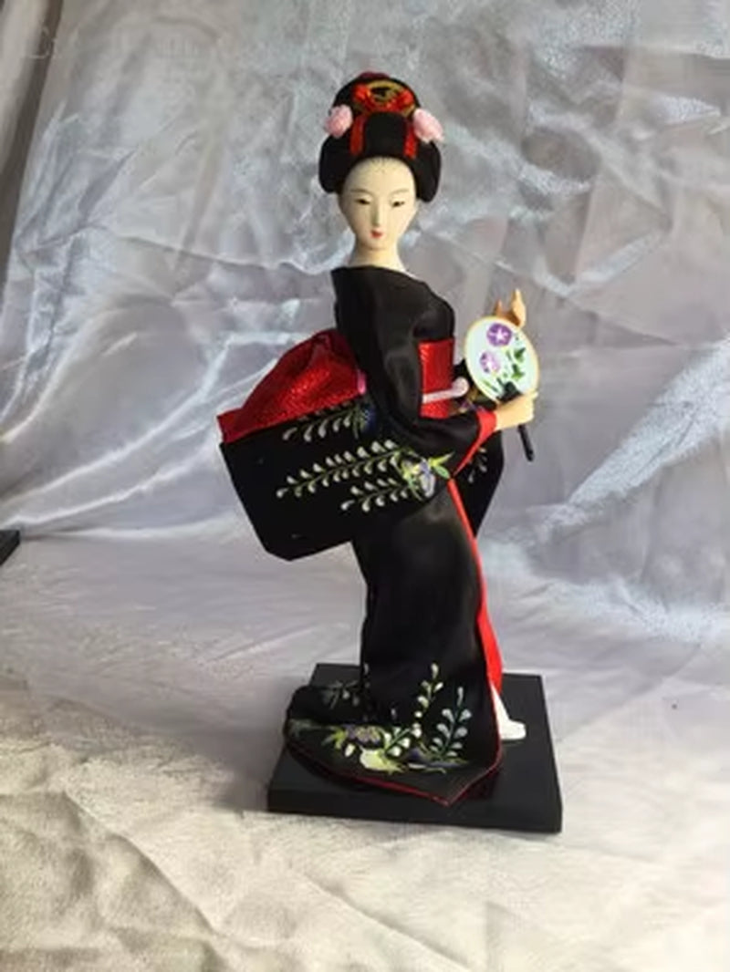 25Cm Statuette Ethnic Japanese Geisha Dolls Kimono Dolls Belle Girl Lady Collection Home Decoration Miniature Figurines
