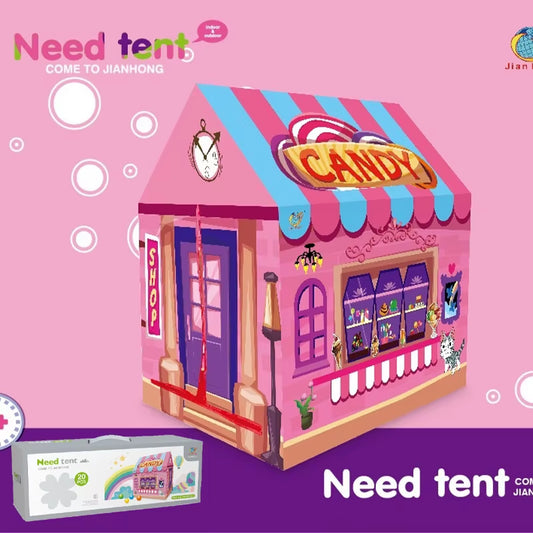 Snow House Shape Kids Children Playhouse Tent Indoor Outdoor Infant Toddler Game Play Tents Play House
