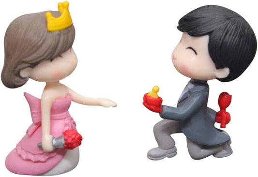 Bride and Groom Couple Figurine Wedding Decoration Cake Topper