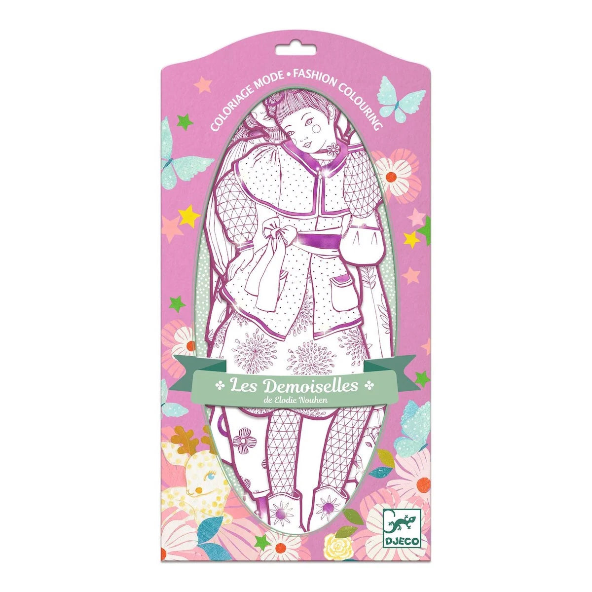 Demoiselle Coloring Paper Dolls