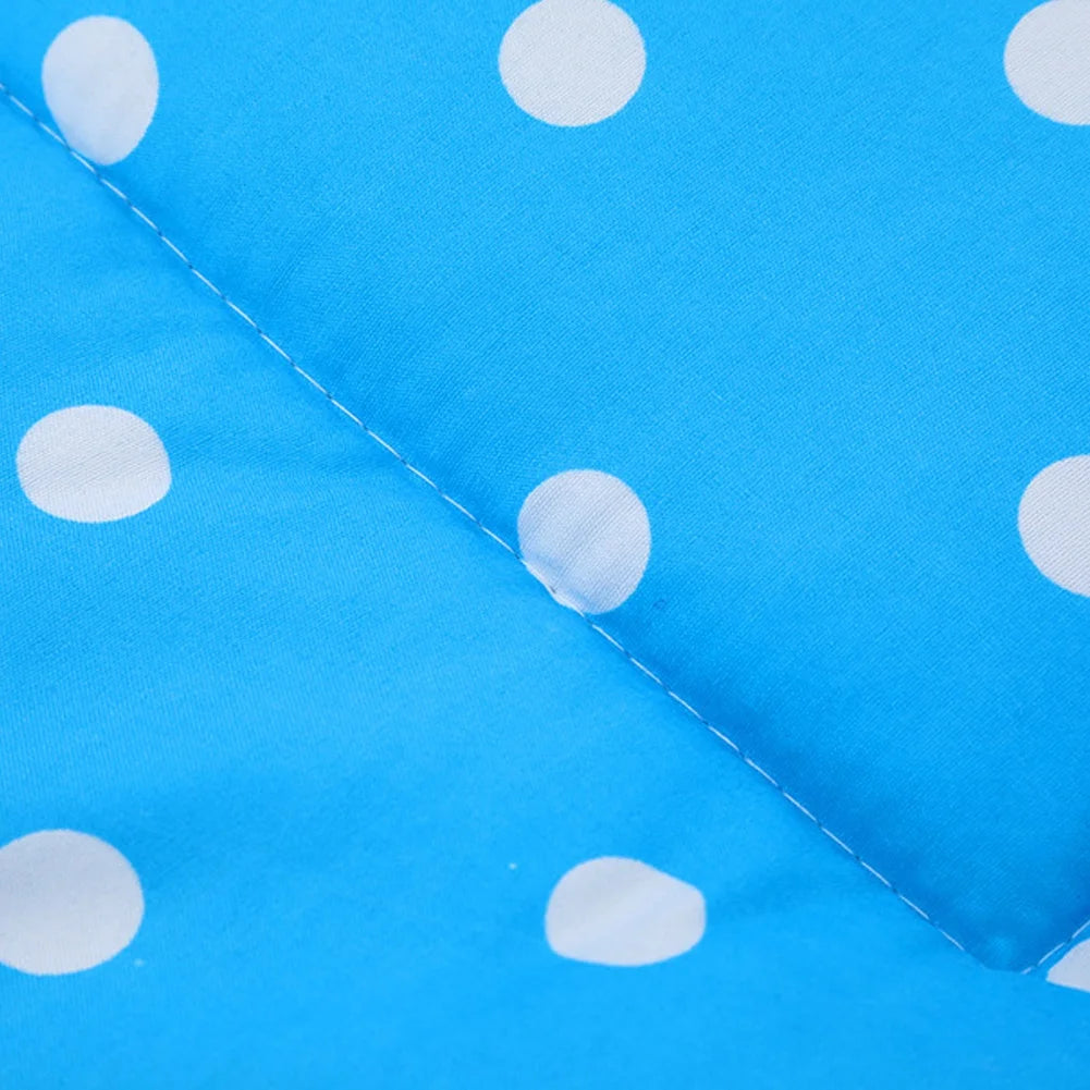 Double-Sided Dot Print Baby Carriage Stroller Seat Cushion Dining Chair Pad Mat