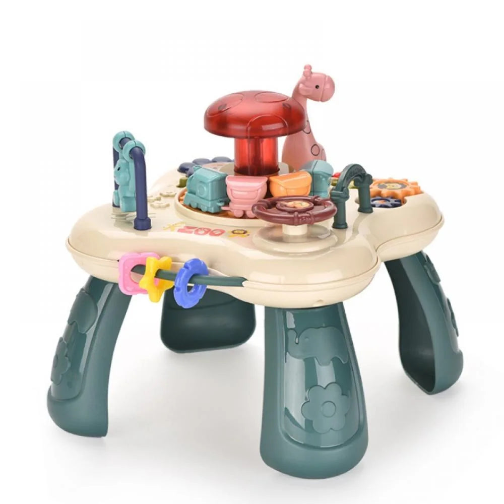 Baby Toys, Learning Musical Table, Activity Table for 1 2 3 Years Old - Toddler Kids Learning Cube with Lights, Skill Development