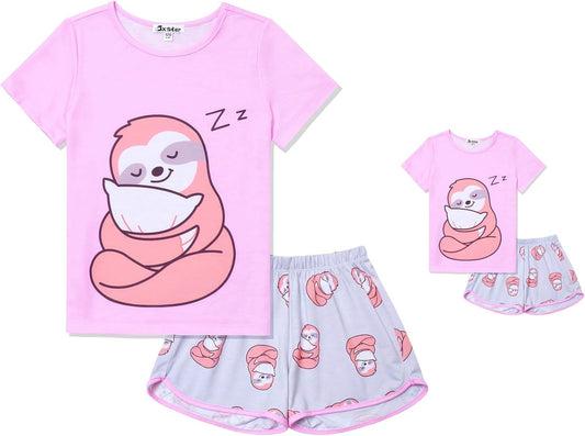 Matching Dolls & Girls Pajamas Unicorn Pjs Set Kids America Girl Dolls Clothes …