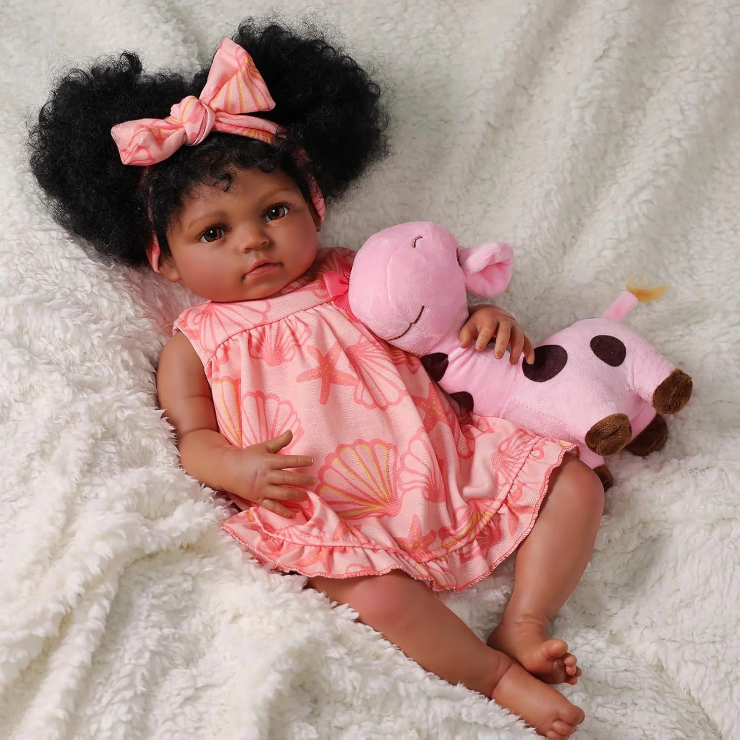 Lifelike Reborn Baby Dolls 20 Inch Newborn Baby Dolls Adorable Playful Real Life Baby Dolls with Gift Box for Kids Age 3+