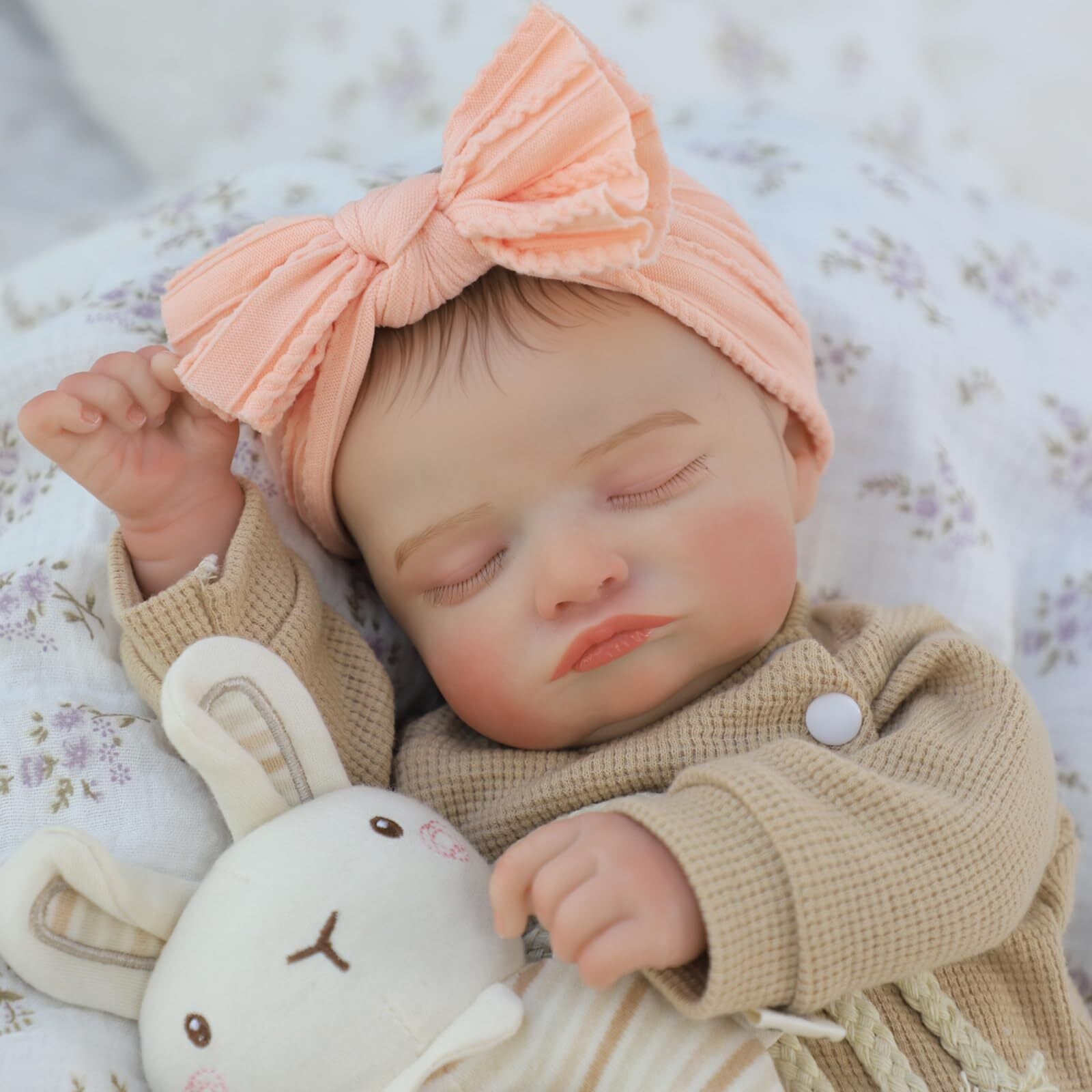 KSBD Lifelike Reborn Baby Dolls-20 Inch Sleeping Realistic Newborn Baby Dolls